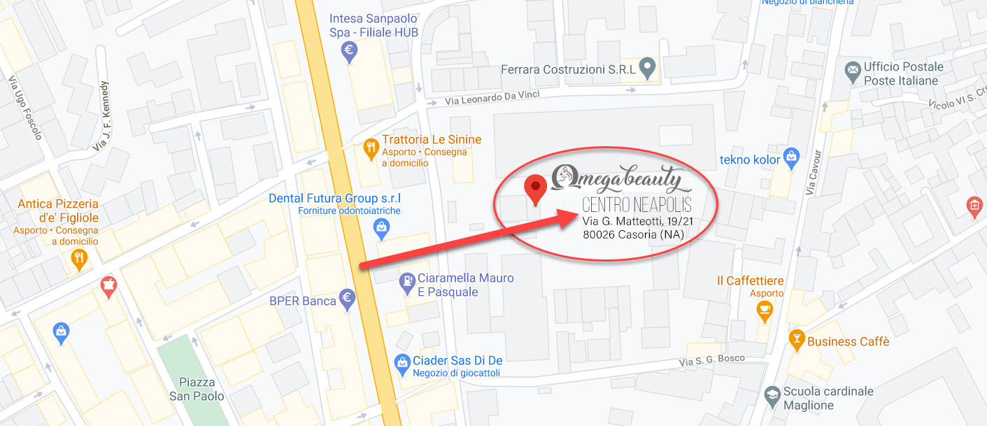 Omega Beauty Attrezzature per Centri Estetici Indirizzo